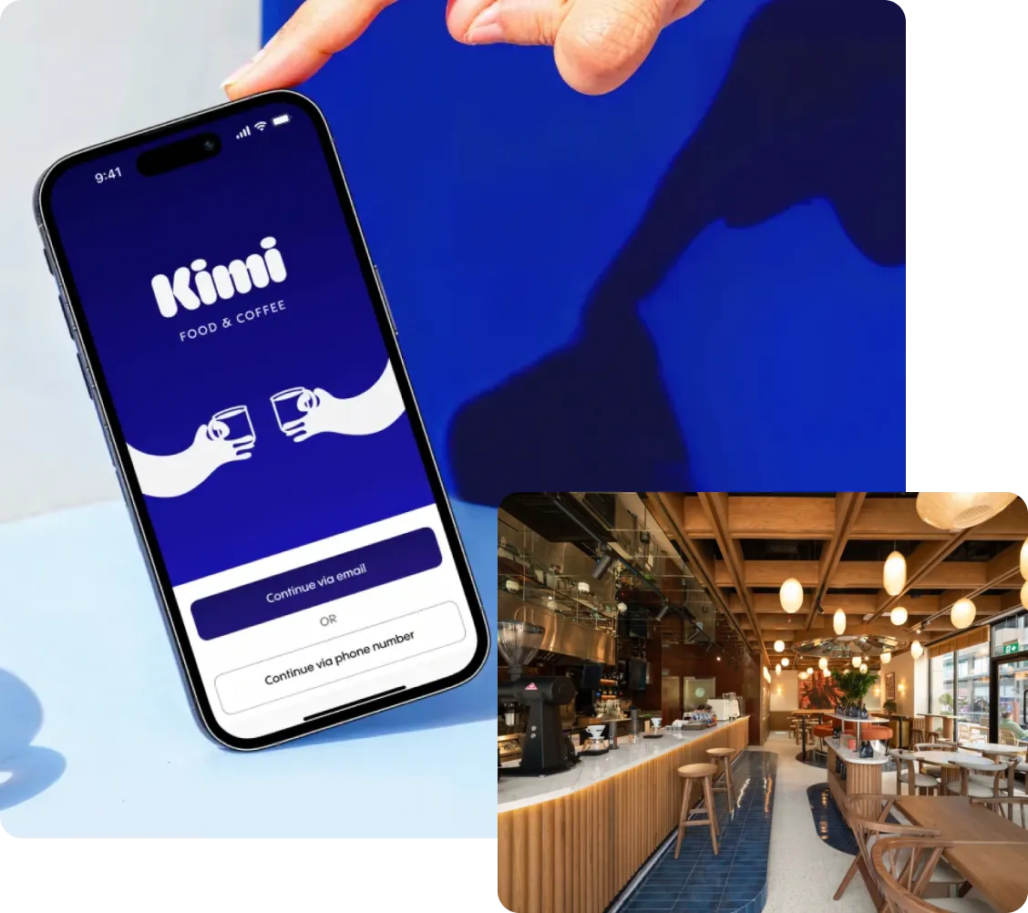 Kimi Cafe case study - Kimi Cafe mobile app UI design by Suplex Design Dubai