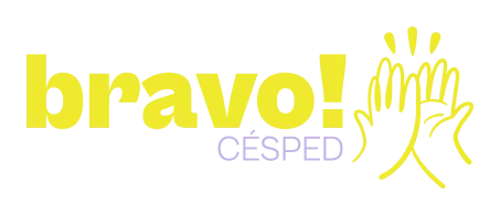 Logo amarillo de Bravo! Césdped