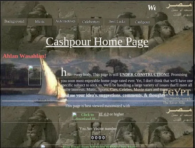 Cashpour Homepage