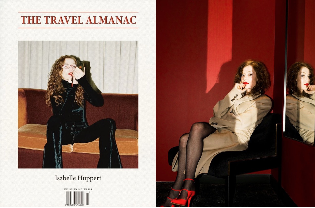 Isabelle Huppert for The Travel Almanac