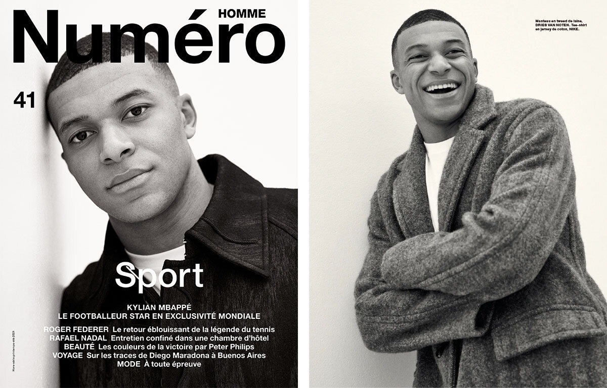 Kylian Mbappé for Numéro