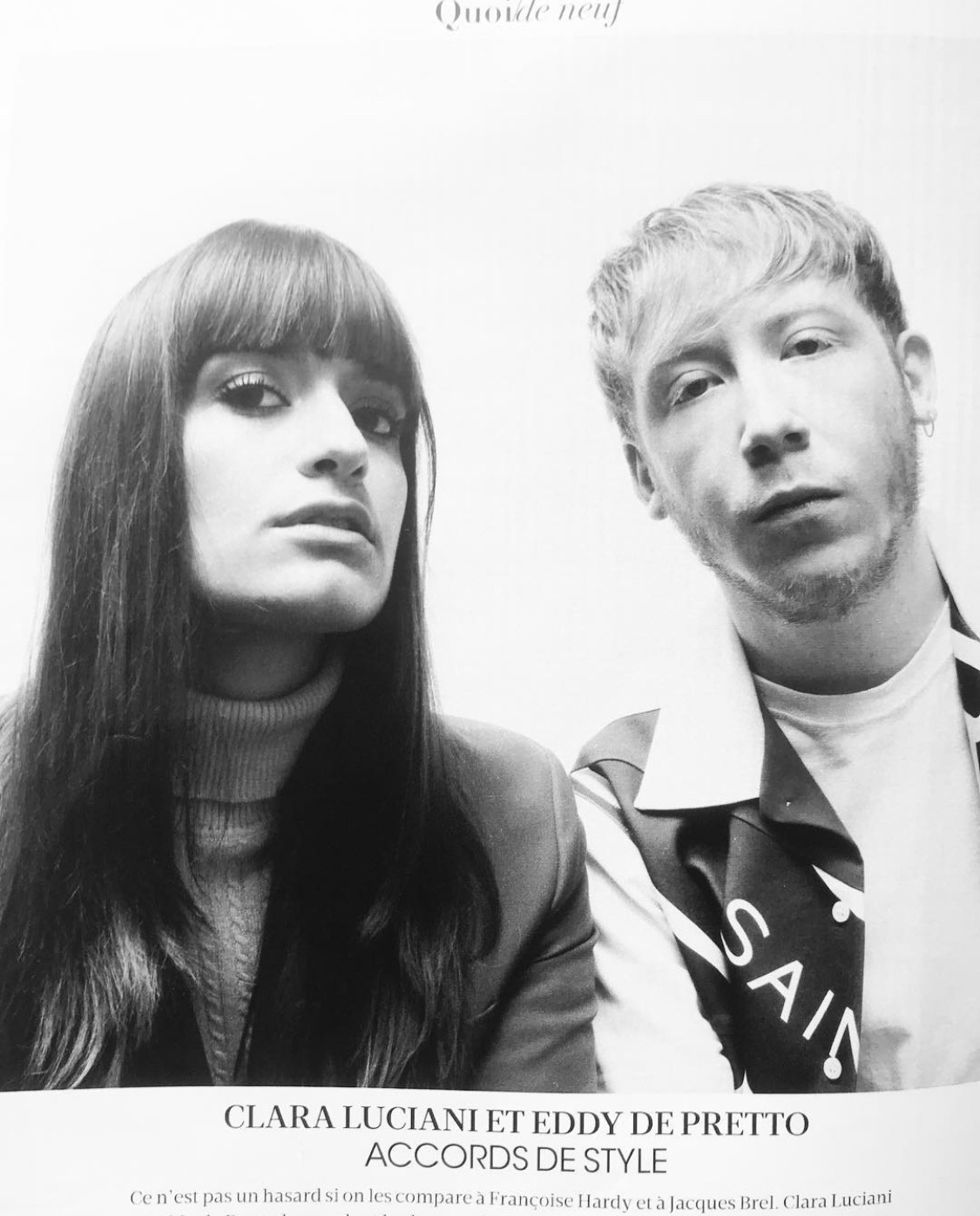Clara Luciani et Eddy de Pretto