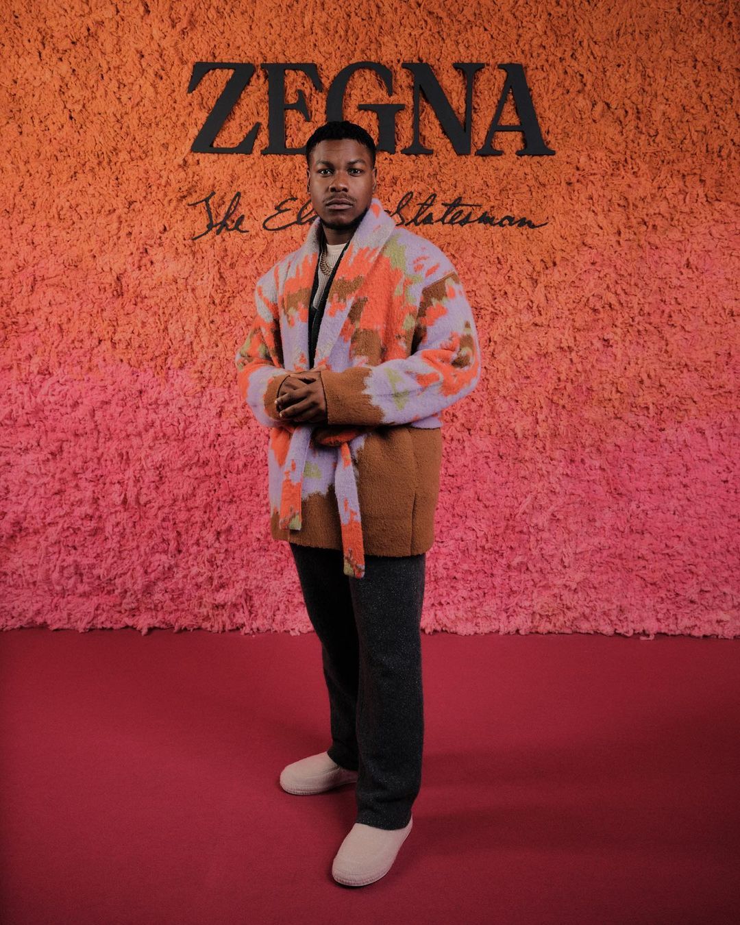 John Boyega for Zegna Show