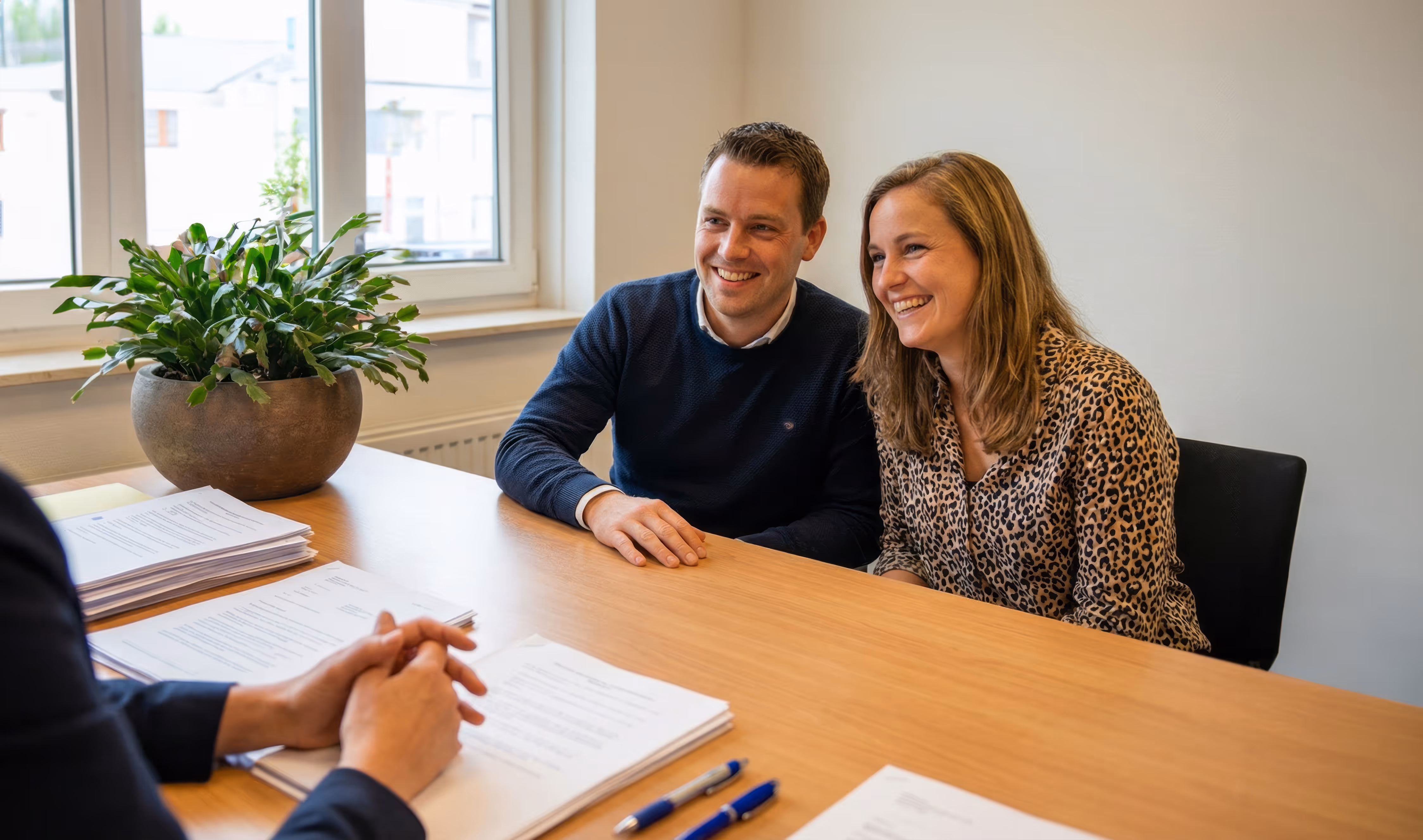 Cliënten op gesprek bij Notarishuys Voerendaal
