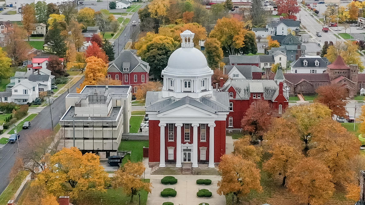 Homes and landscape in Orleans County, NY