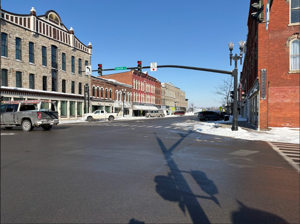 Homes and landscape in Orleans County, NY