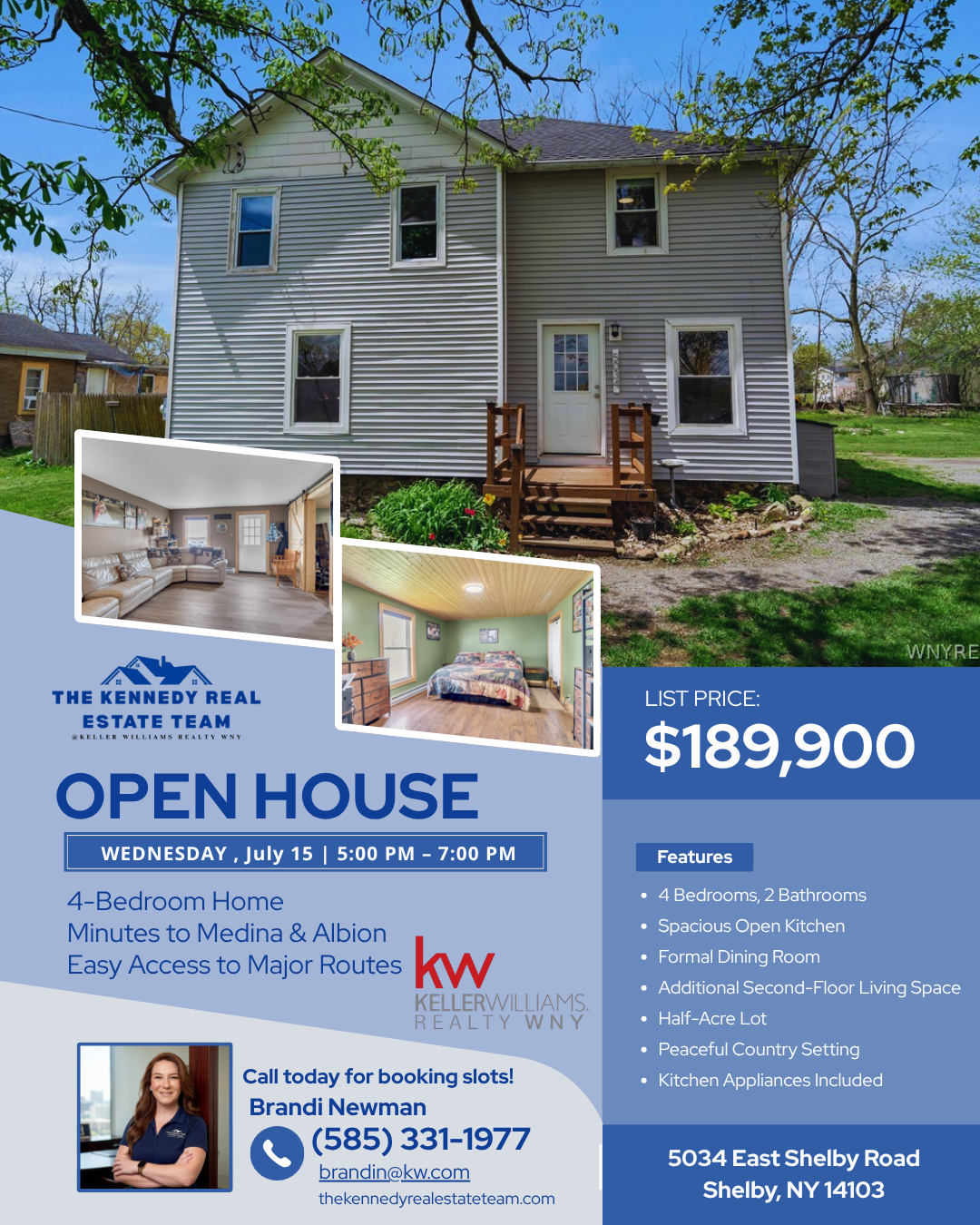 Open House 2 North Main St, Royalton, NY flyer