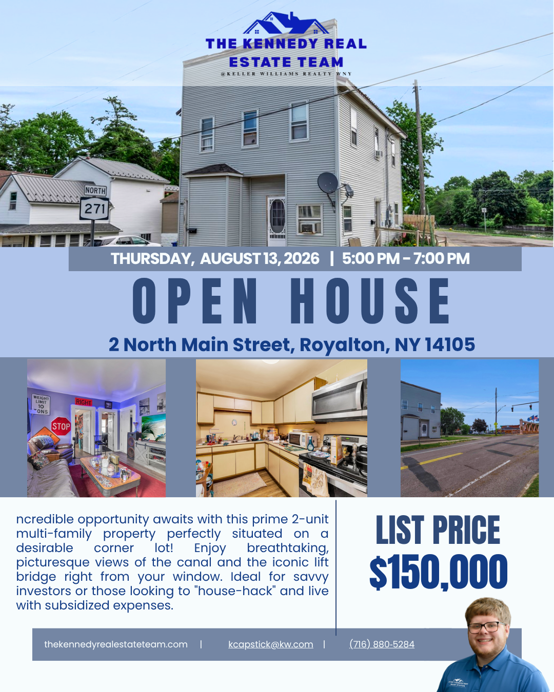 Open House 2 North Main Street, Royalton, NY flyer