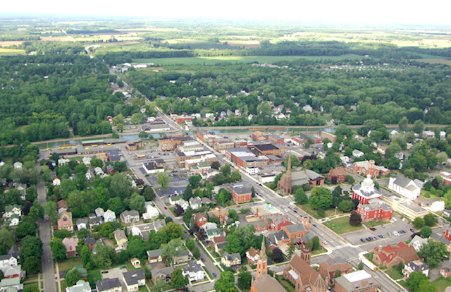 Village of Albion, the county seat of Orleans County, NY