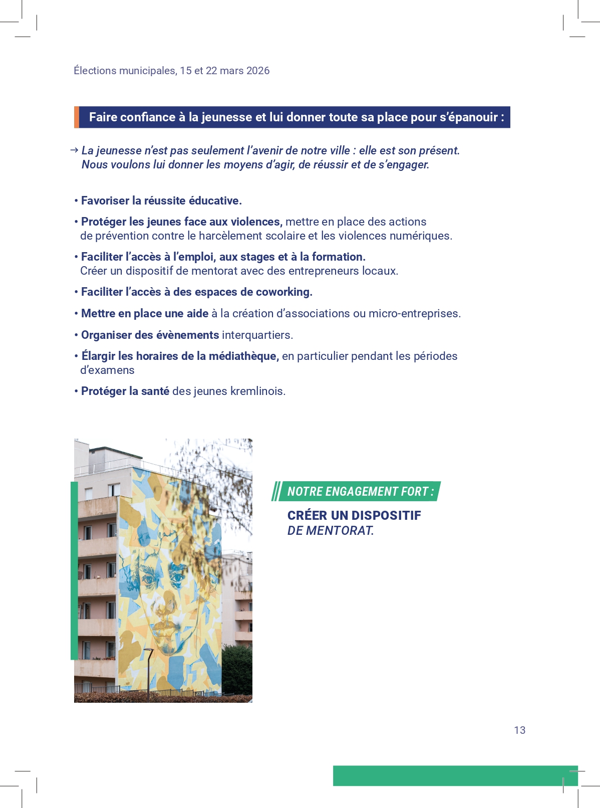 Notre programme page 13