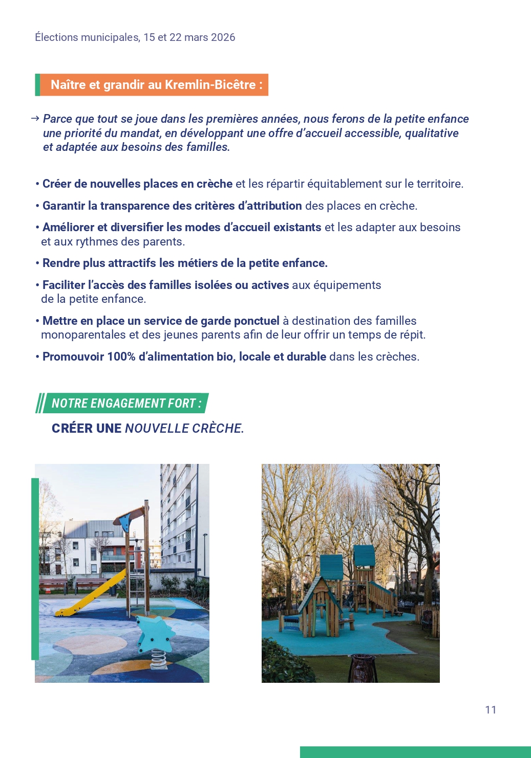 Notre programme page 11
