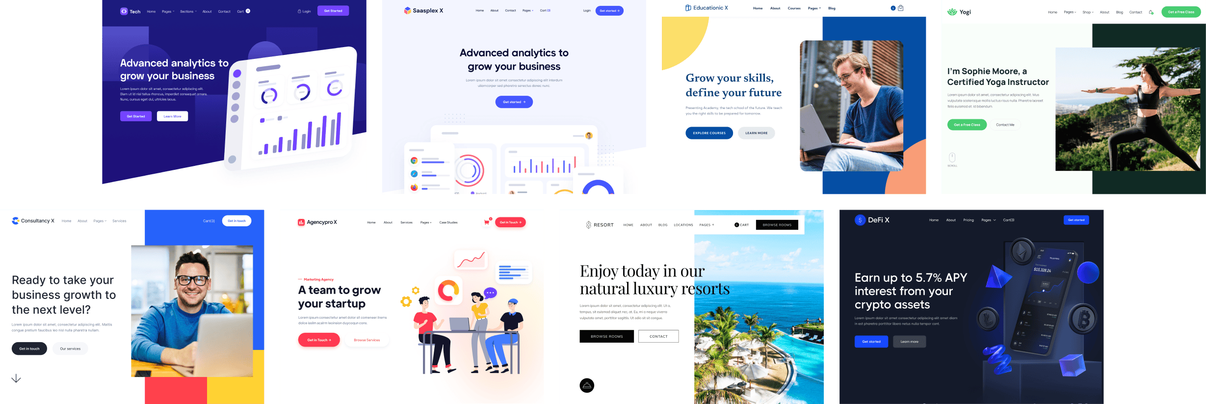 Gymnastic X - Browse All Templates Brix Templates Banner - Gym Webflow Template