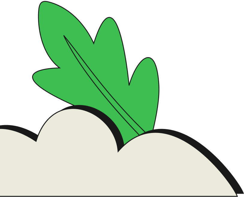 White cloud with a small red and black ladybug on top against a transparent background.