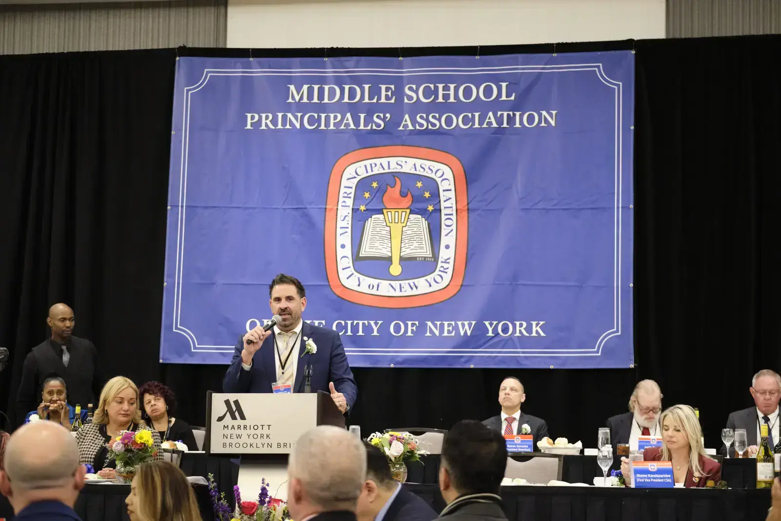 Speaker addresses Middle School Principals' Association of New York City event