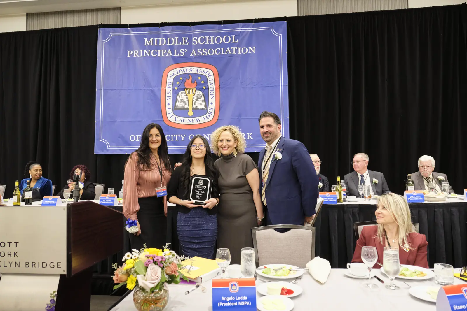 Student receives award at Middle School Principals Association event