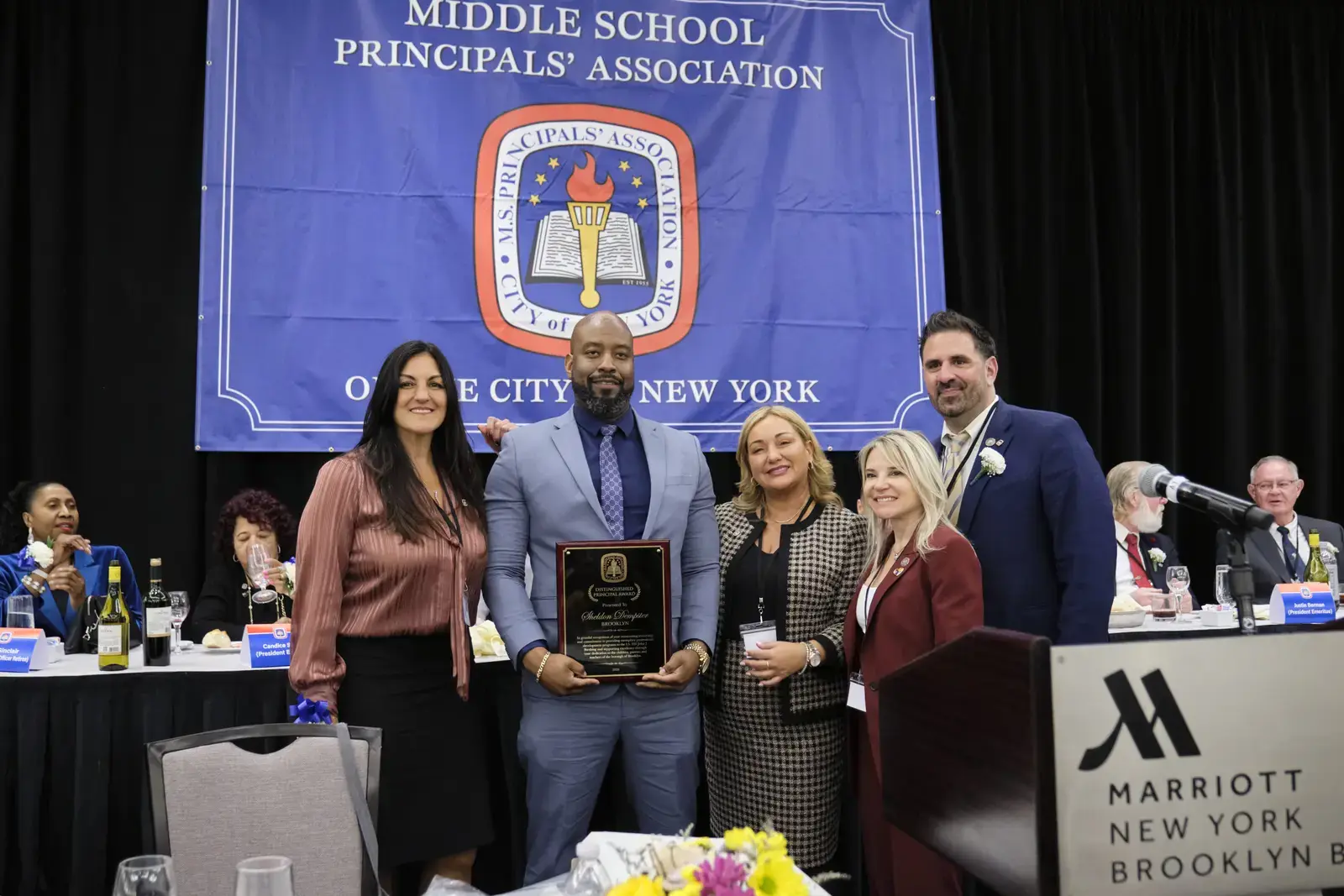 Principal receives award at Middle School Principals' Association ceremony