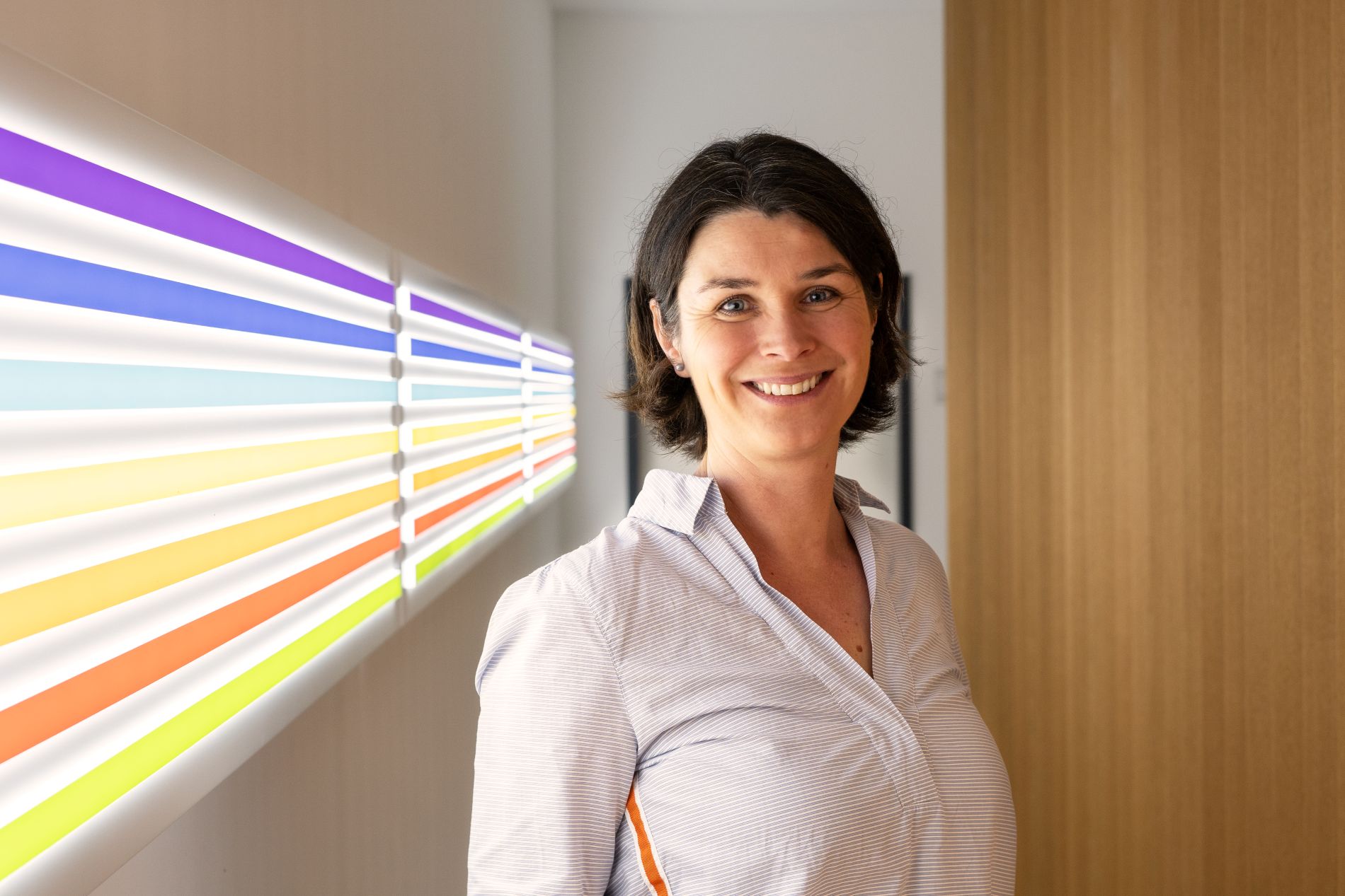 Porträt der Nachhaltigkeitsmanagerin Miriam Tsolakidis.