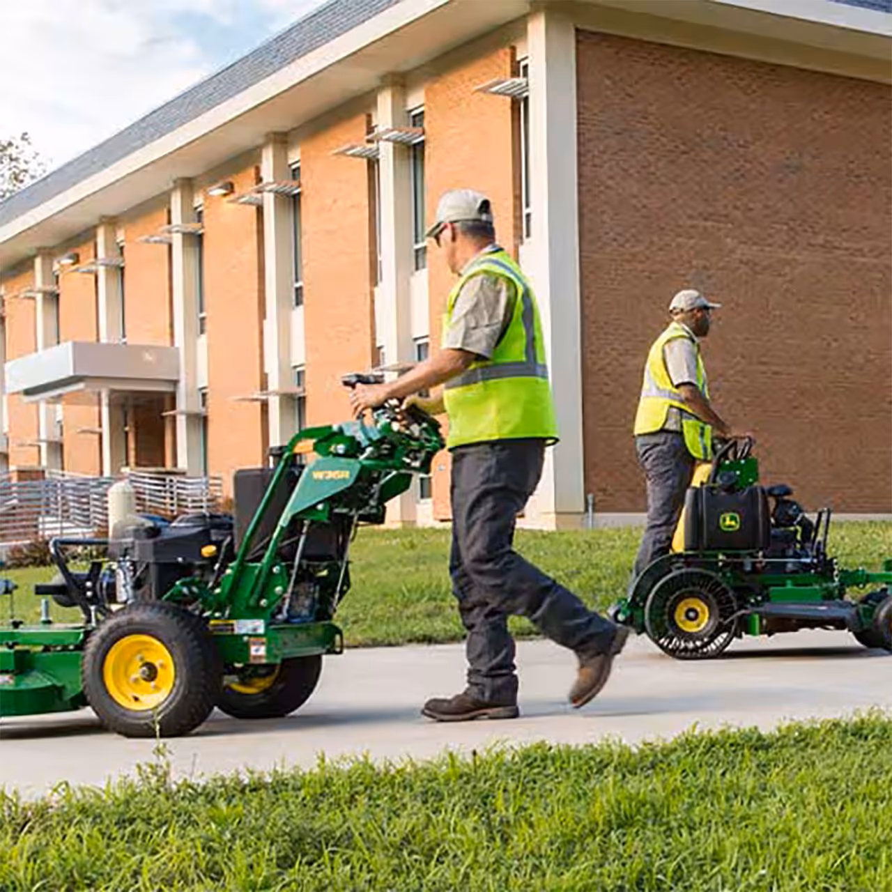 Roi Property Services team specializing in drainage, hardscaping, and property care solutions in Metro Detroit