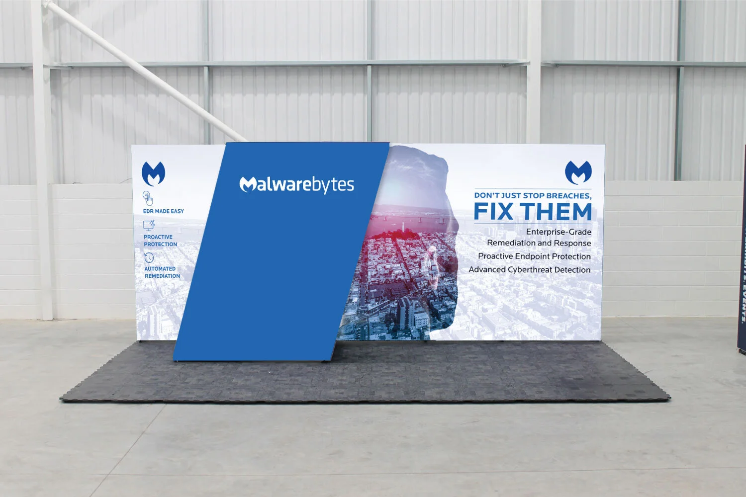 Malwarebytes Cloud Expo London Booth