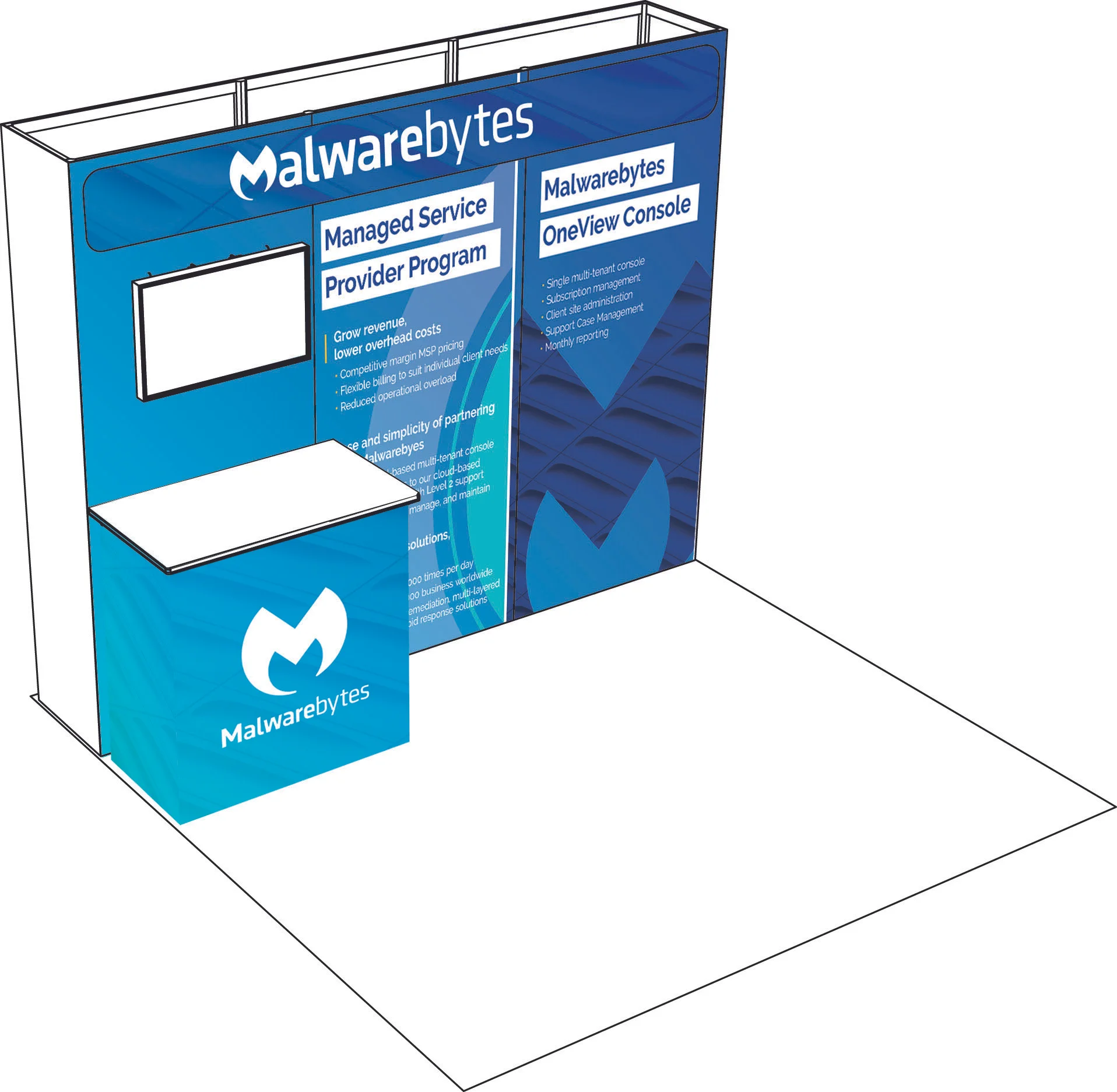 Malwarebytes IT Nation POM Booth