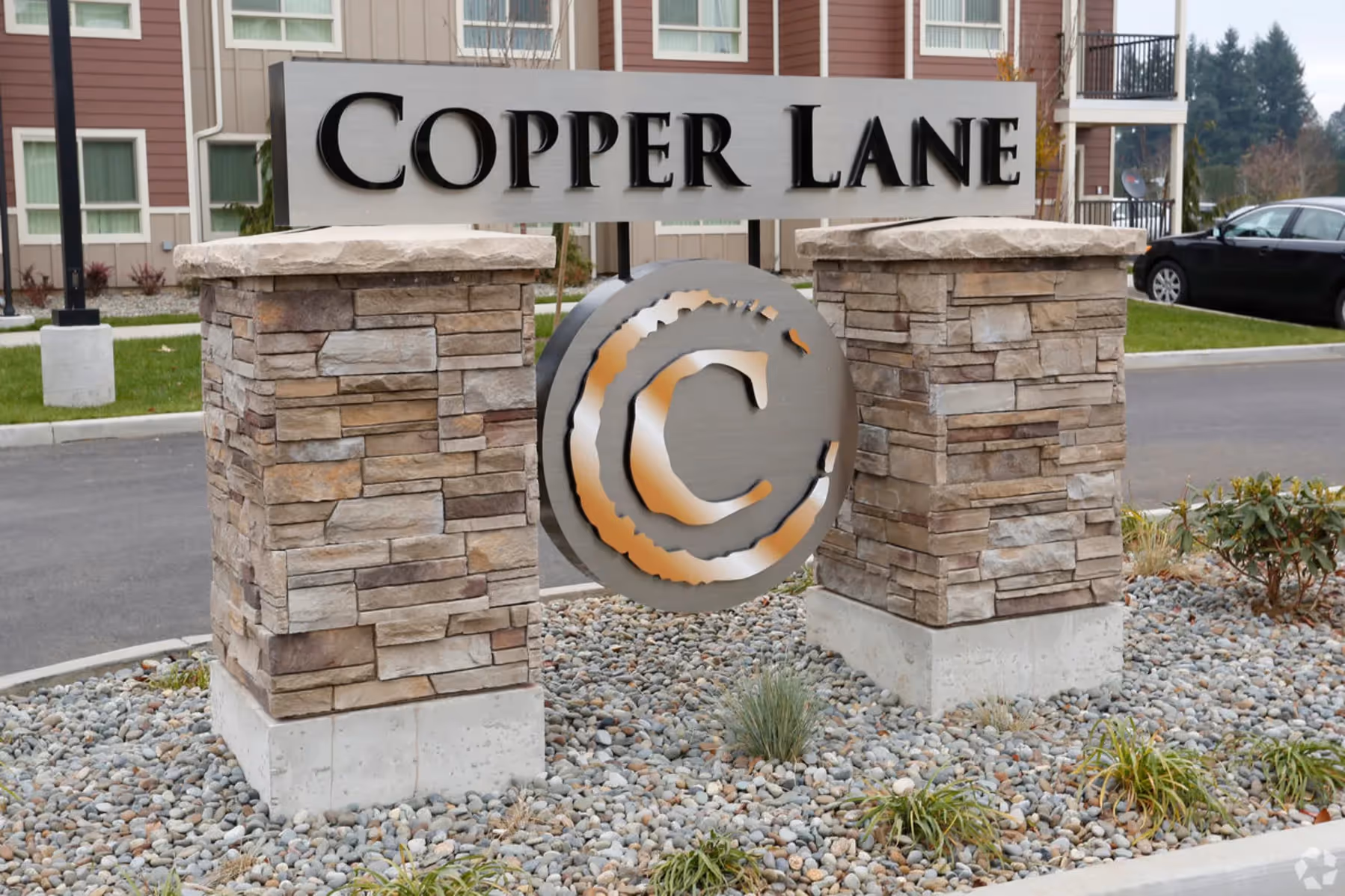 Copper Lane exterior logo sign