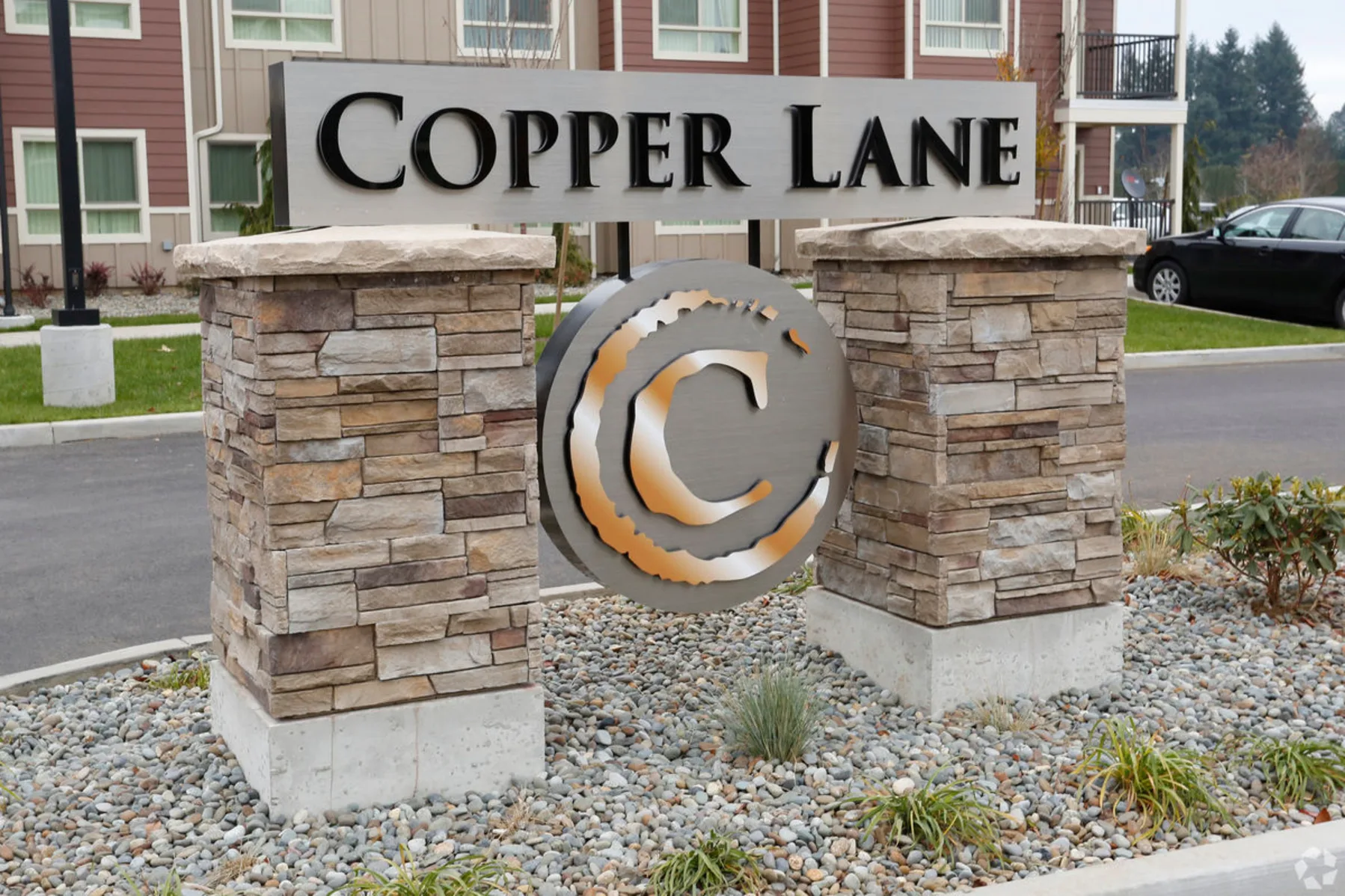 Copper Lane exterior logo sign