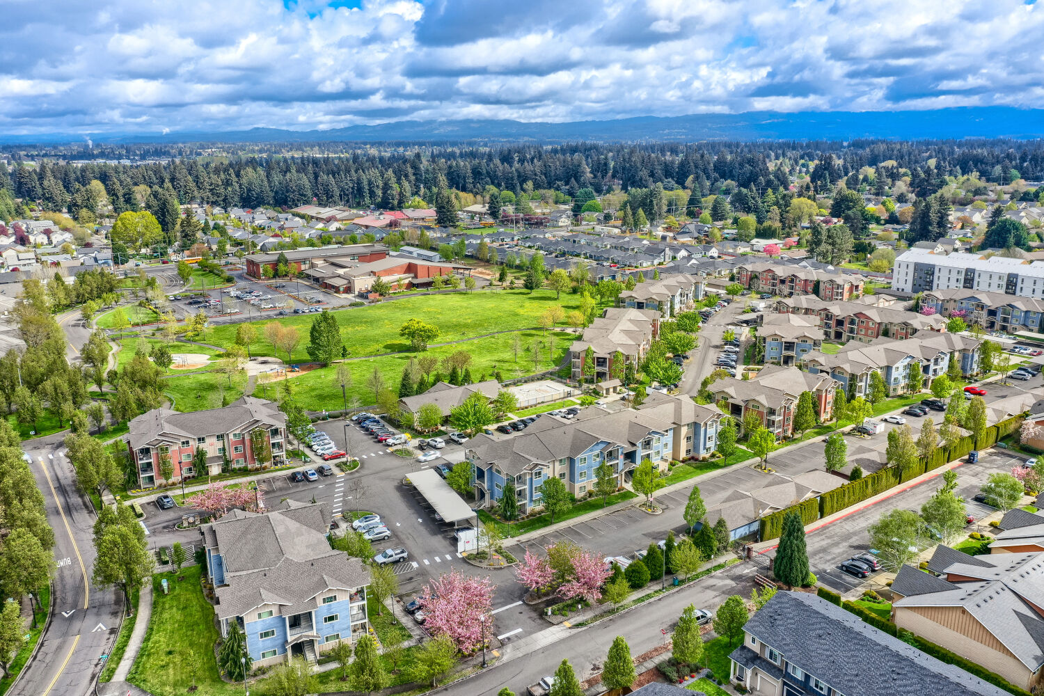 Copper Lane and surrounding area Drone shot 