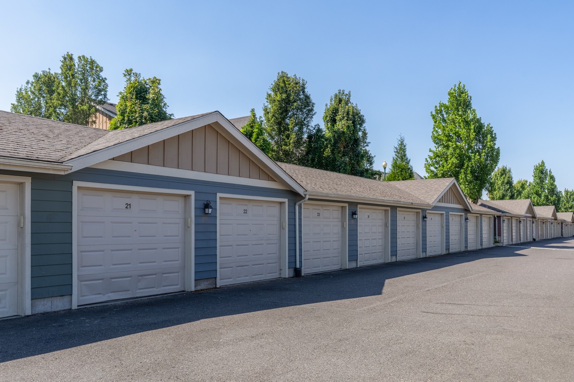 Copper Lane garages exterior