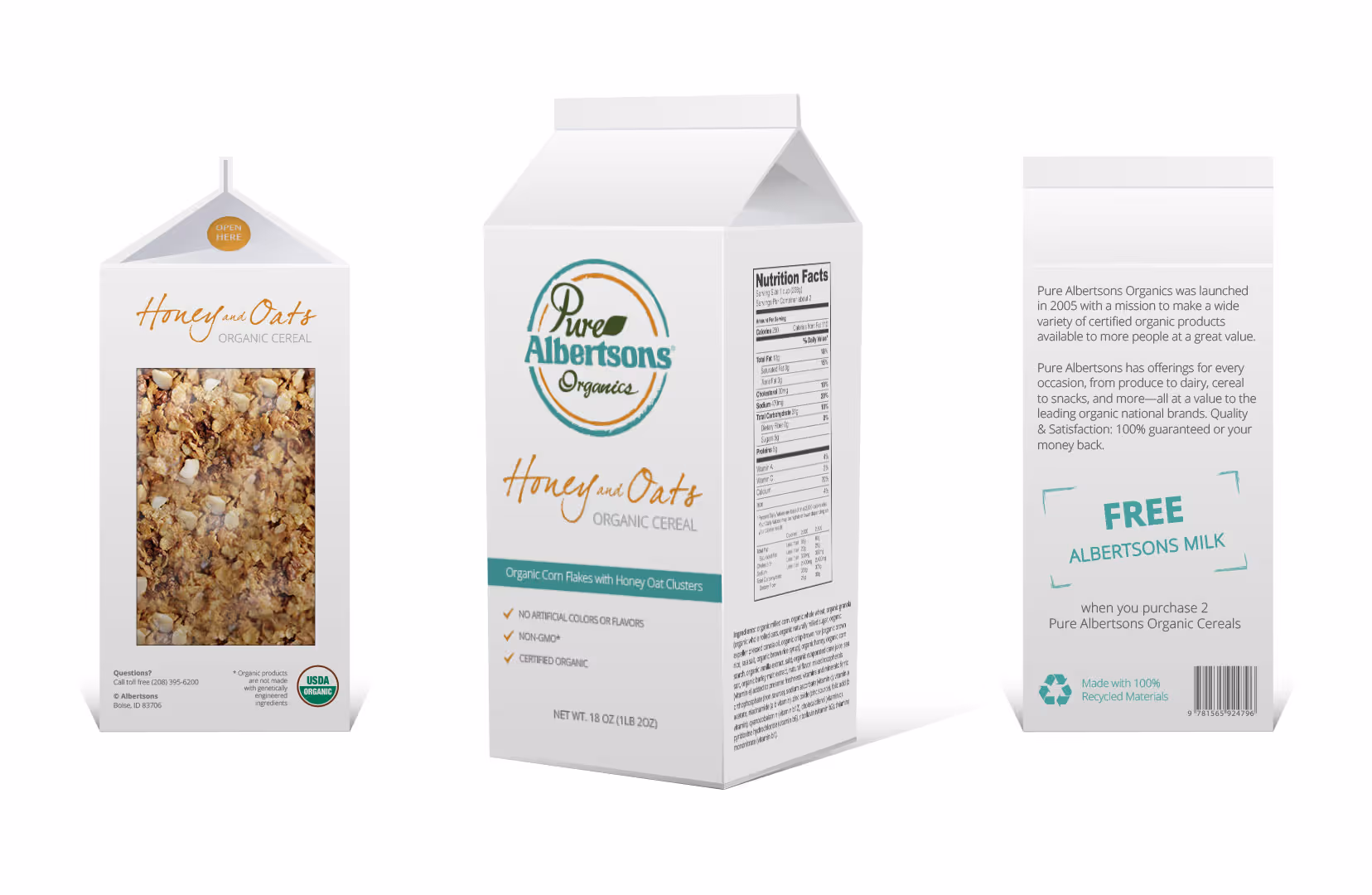 Cereal packaging design concept by Allegra Designs