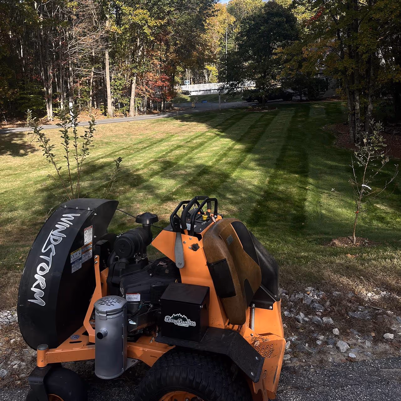 Residential landscape maintenance results in Goffstown, New Hampshire
