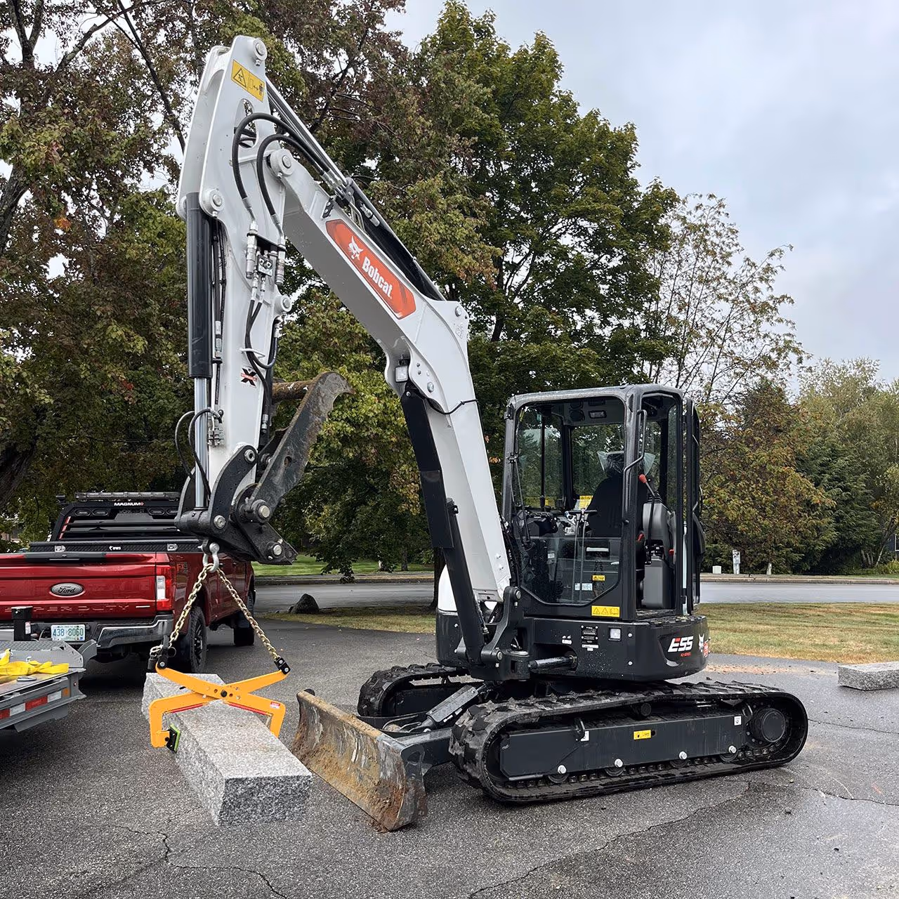 High quality landscaping work completed in Bow, New Hampshire