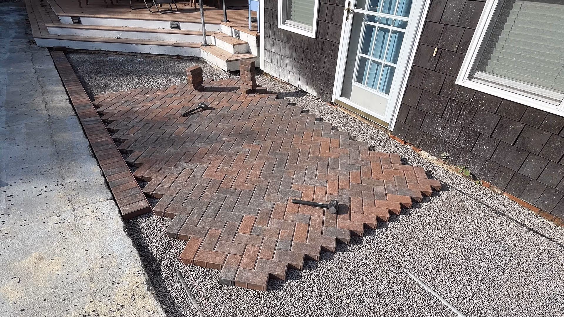 Residential landscaping project showcasing clean design in Concord, NH