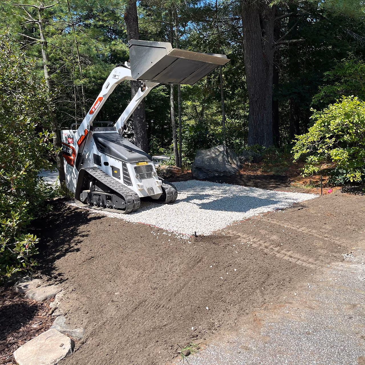 Outdoor property enhancement for a residential home in Auburn, NH