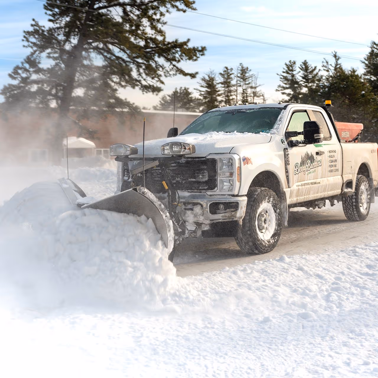 Reliable snow plowing for commercial properties in Bow, New Hampshire