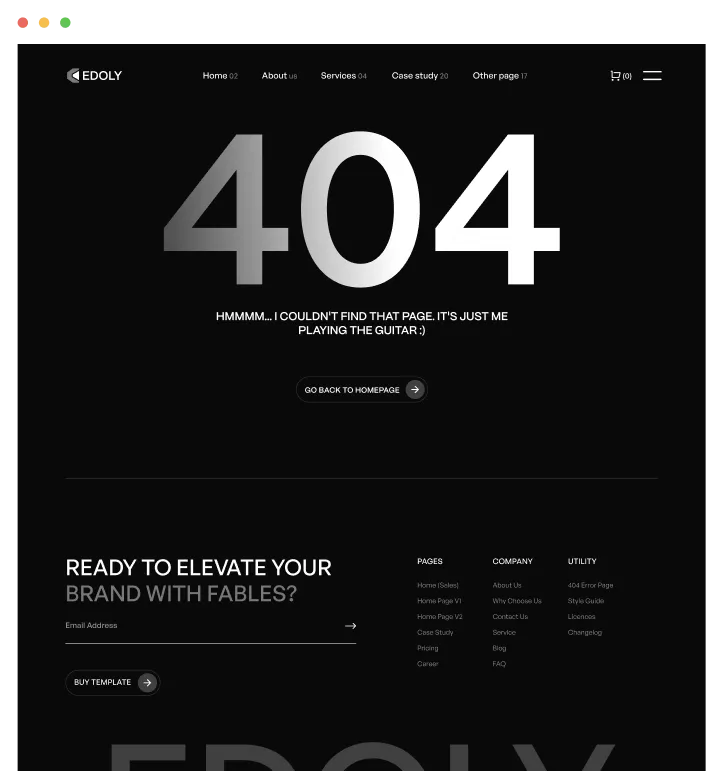 Inner page showcase image