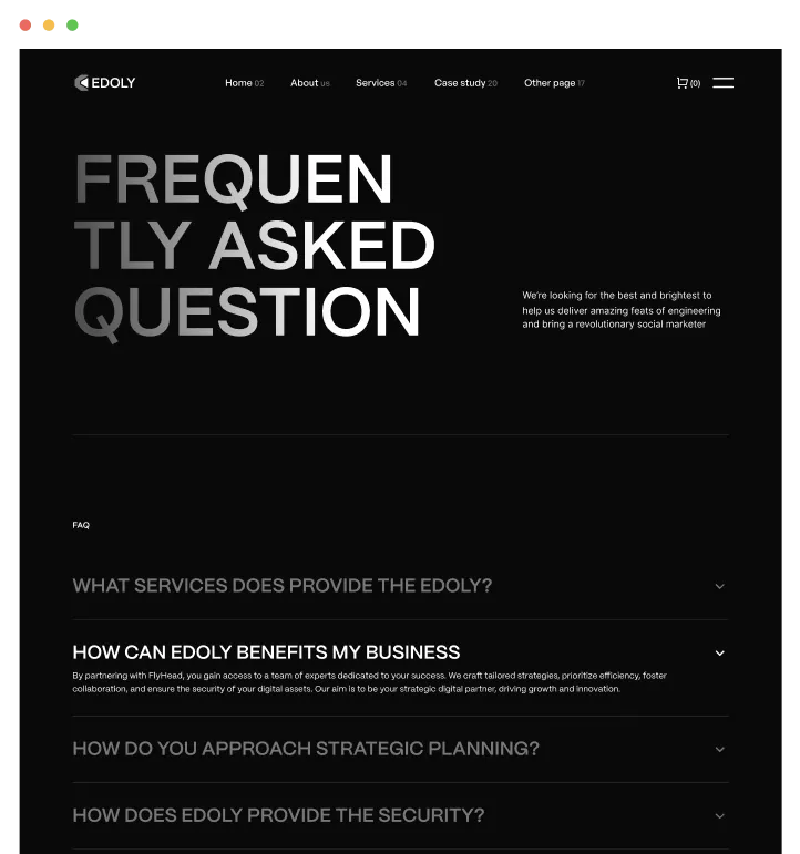 Inner page showcase image