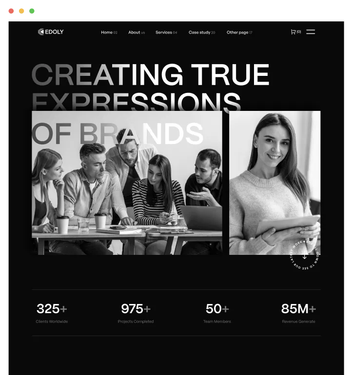 Inner page showcase image