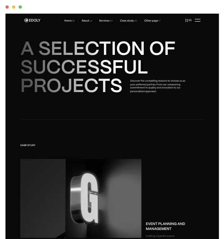 Inner page showcase image