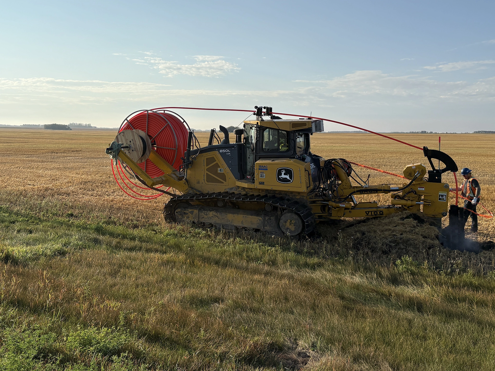 Saskatchewan ISP — 150 km Duct & Fibre Build