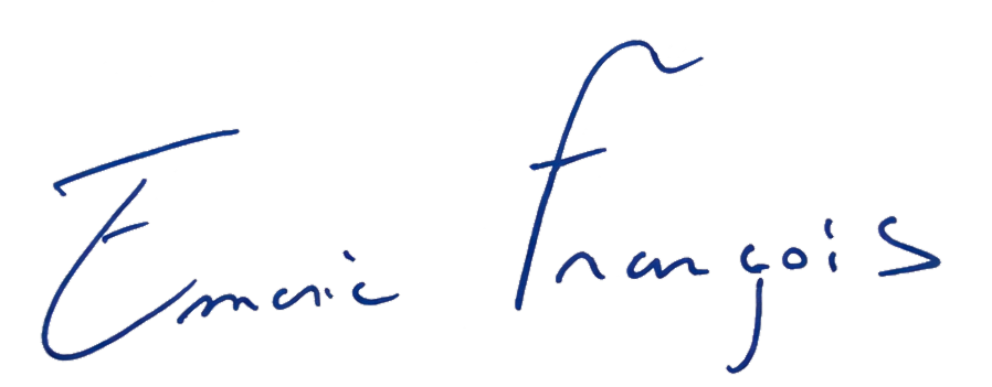Signature Emeric Francois 2026