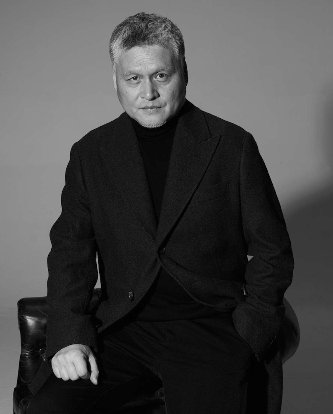 Portrait of TJ Ren, contemporary Chinese calligraphy and sculpture artist