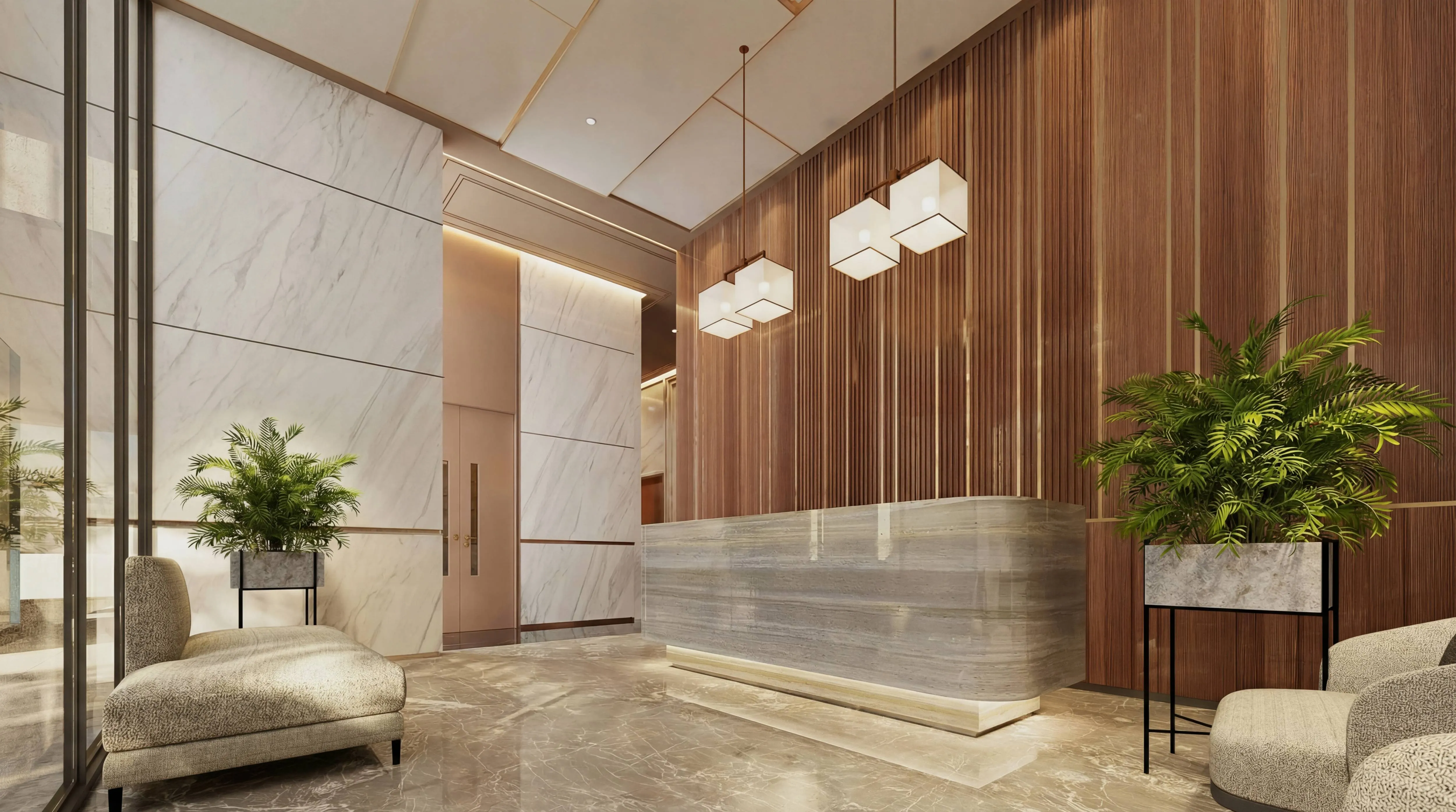 Meridian Plaza Lobby