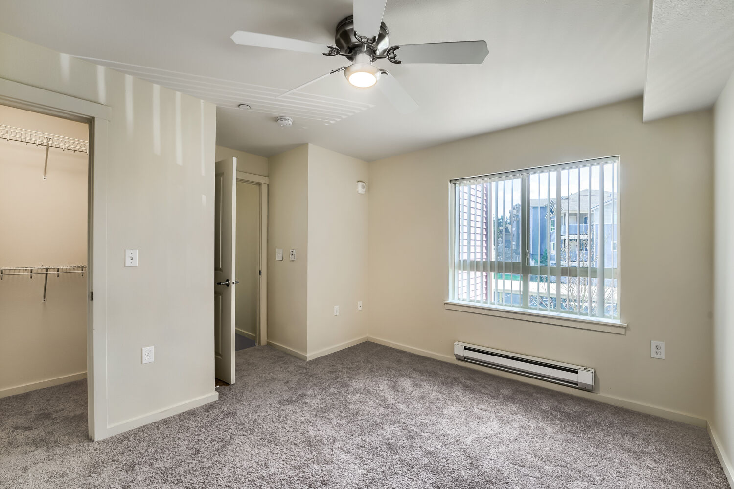 primary bedroom with window