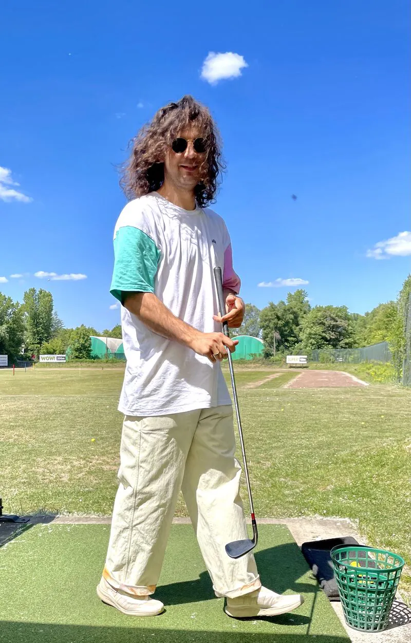 When not into email security - out on the golf course.