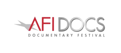 AFI DOCS Documentary Festival logo with a red arrow pointing right.