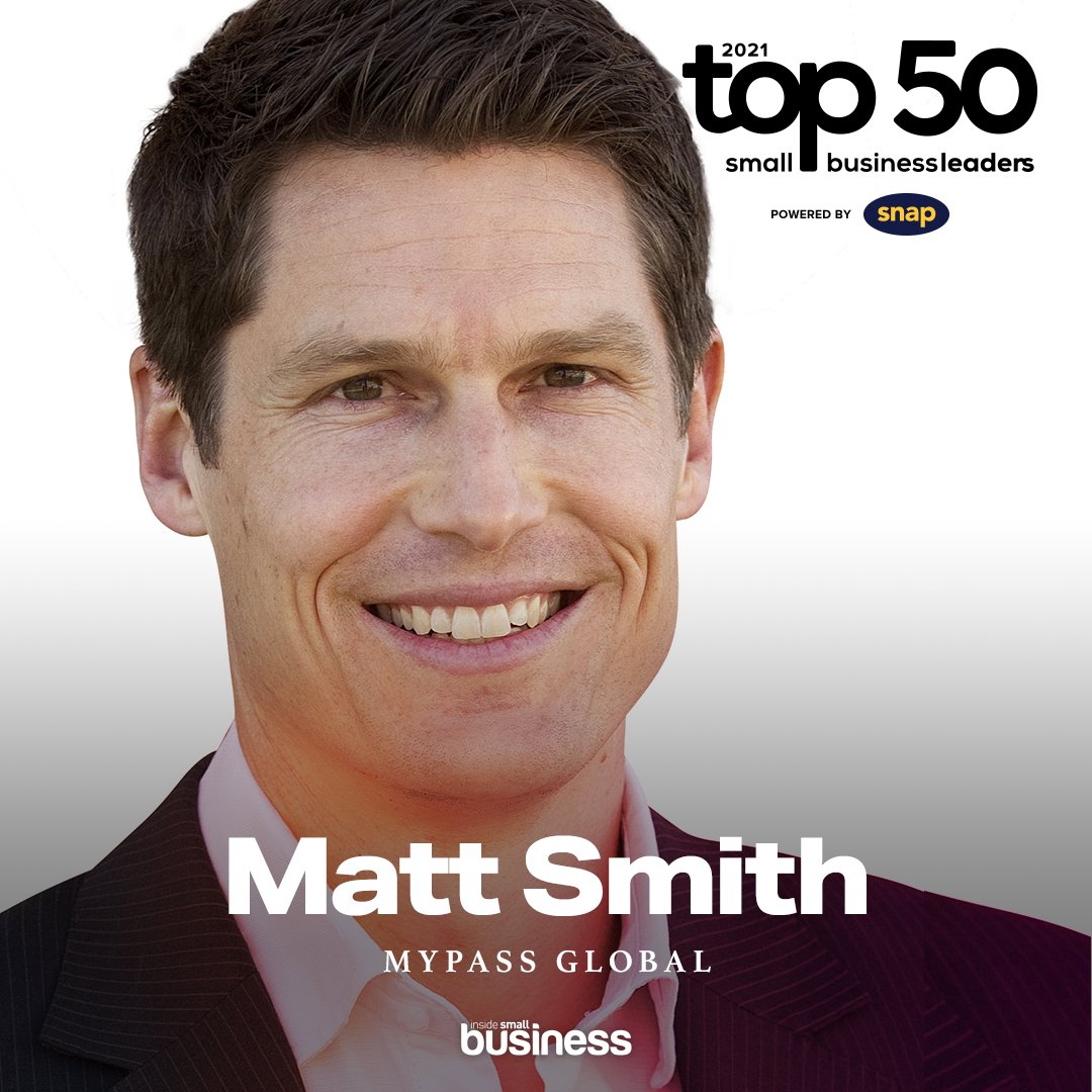 Matt Smith Awarded in Top 50 Small Business Leaders