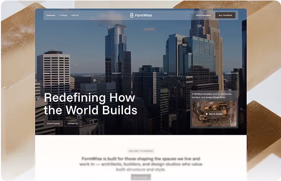 Construction& Architects Webflow template 