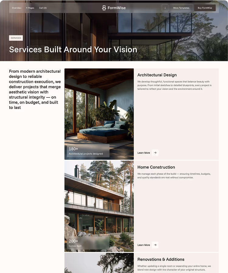 Construction& Architects Webflow template