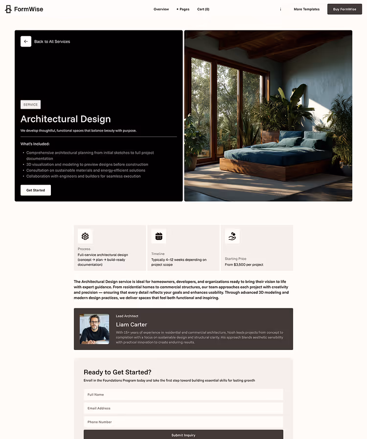 Construction& Architects Webflow template