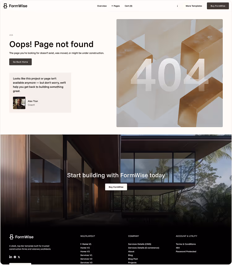 Construction& Architects Webflow template